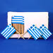 Greek Flag Party Toothpicks 100 pc.
