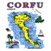 Greek Island Corfu Tshirt 324