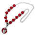 Olympiakos Greek Sports Team Worrybeads on Metal Chain