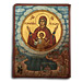 Virgin Mary patron of Pontos, hand painted icon 19 x 25 cm