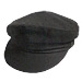 Greek Fiddler Fisherman Hat - Black Wool