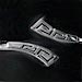 Sterling Silver Cuff Bracelet - Double Greek Key (6.5cm)