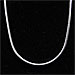Silver Snake Chain - 1mm diameter - 24" length