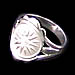 Sterling Silver Star of Vergina Ring JP107R