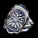 Sterling Silver Star of Vergina Ring JP108R