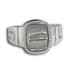 Sterling Silver Parthenon-Athena (square) Men
