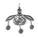 Sterling Silver Pendant - Minoan Bee (49mm)