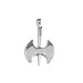 Sterling Silver Pendant - Minoan Double Axe (33mm)