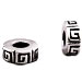 Pandora Compatible Sterling Silver Greek Key Bead (4mm) - Fits all Charm Bracelets