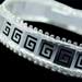 Greek Sterling Silver Greek Key Link Bracelet ( 12mm )