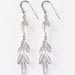 Niki Collection :: Victory Laurel Sterling Silver Earrings (32mm) w/ French Hooks