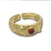 Mystras Byzantine Collection, Gold Plated Sterling Silver Floral Ring