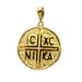24k Gold Plated Sterling Silver “Constantinato” Replica  Pendant 20mm