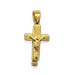 24k Gold Plated Sterling Silver Cross / Locket 25mm
