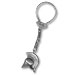 Sterling Silver Keychain - Helmet