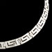 The Athena Collection - Sterling Silver Necklace w/ Greek Key Links (7mm)