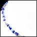 Necklace with Evil Eye Beads KI10 Dark Blue