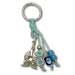 Akrokeramo & Good luck Charms Keychain - Light Blue 