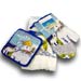 3-Piece Greek Islands Kitchen Towel, Pot Holder, Oven Mit