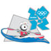 London 2012 Wenlock Canoe Slalom Mascot Sports Pin