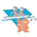 London 2012 Wenlock Rowing Mascot Sports Pin