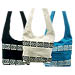 Canvas Greek Key Shoulder Bag Style BG23