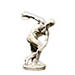 Discus Thrower Statue 9" (23 cm.) White-colored