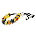 Suede Pandora - Style Bracelet with Natural Amber & Sterling Silver Beads