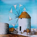 Mykonos Windmill by Bill Williams 16 x 16 in.