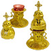 Gianniotiko Religious Vigil Incense Burner - Gold