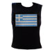 Greek Flag Rectangle Sparkling Tank Top