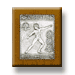 Javelin Thrower Silver Engraving Wall Decoration