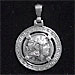 Sterling Silver Pendant - Ancient Tetradrahm Silver Coin Replica (27mm)