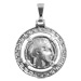 Sterling Silver Pendant - Ancient Tetradrachm Silver Coin Replica (27mm)