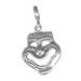 Sterling Silver Pendant - Classic Comedy Mask Small (17mm)