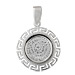 Sterling Silver Pendant - Phaistos Disk (18mm)