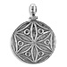 The Agamemnon Collection - Sterling Silver Pendant - Rosette Motif (32mm)