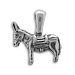 Sterling Silver Pendant - Mule (16mm)