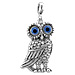 Sterling Silver Pendant - Large Standing Owl (30mm)