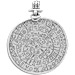 Sterling Silver Pendant - Large Phaistos Disc (52mm)