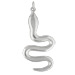 Sterling Silver Pendant - Serpent (46mm)