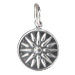 Sterling Silver Pendant - Vergina Star (14mm)