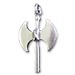 Sterling Silver Pendant - Decorated Minoan Double Axe Motif (23mm)