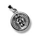 Sterling Silver Religious Icon Pendant - St. Nektarios (1.6cm)