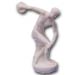Discus Athlete Alabaster Statue