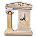 Ionian Column Table Clock (8x10")