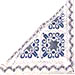 Style 728 Table Cover Asteraki 35.5x35.5 in.