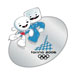 Torino 2006 Mascots Figure Skating Pin