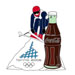 Torino 2006 Coca Cola Skier Pin