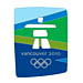 Vancouver 2010 Cut-Out Color Stone Pin